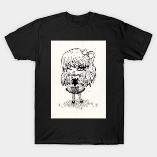 Sketch of a cartoon girl T-Shirt